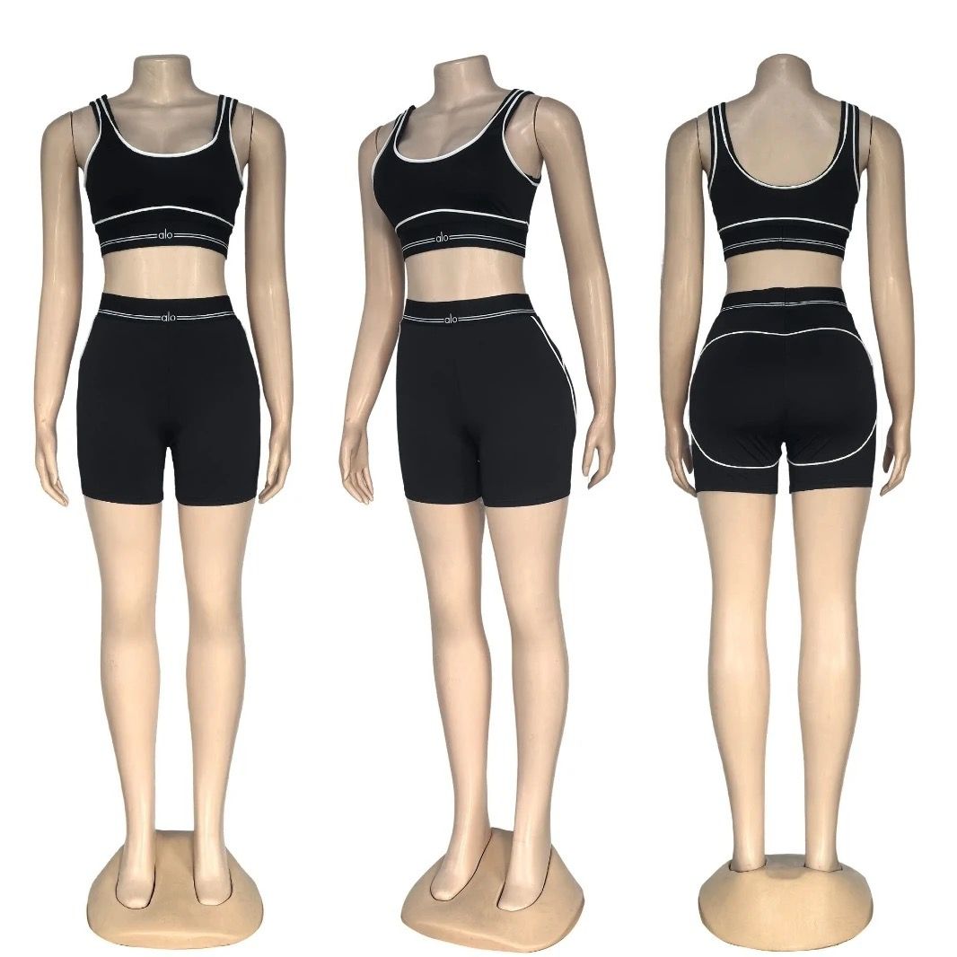 Alo set bra and shorts