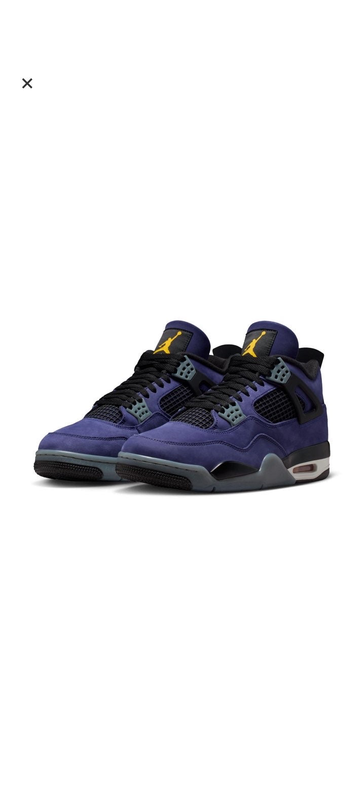 Air Jordan retro laker purple 4’s
